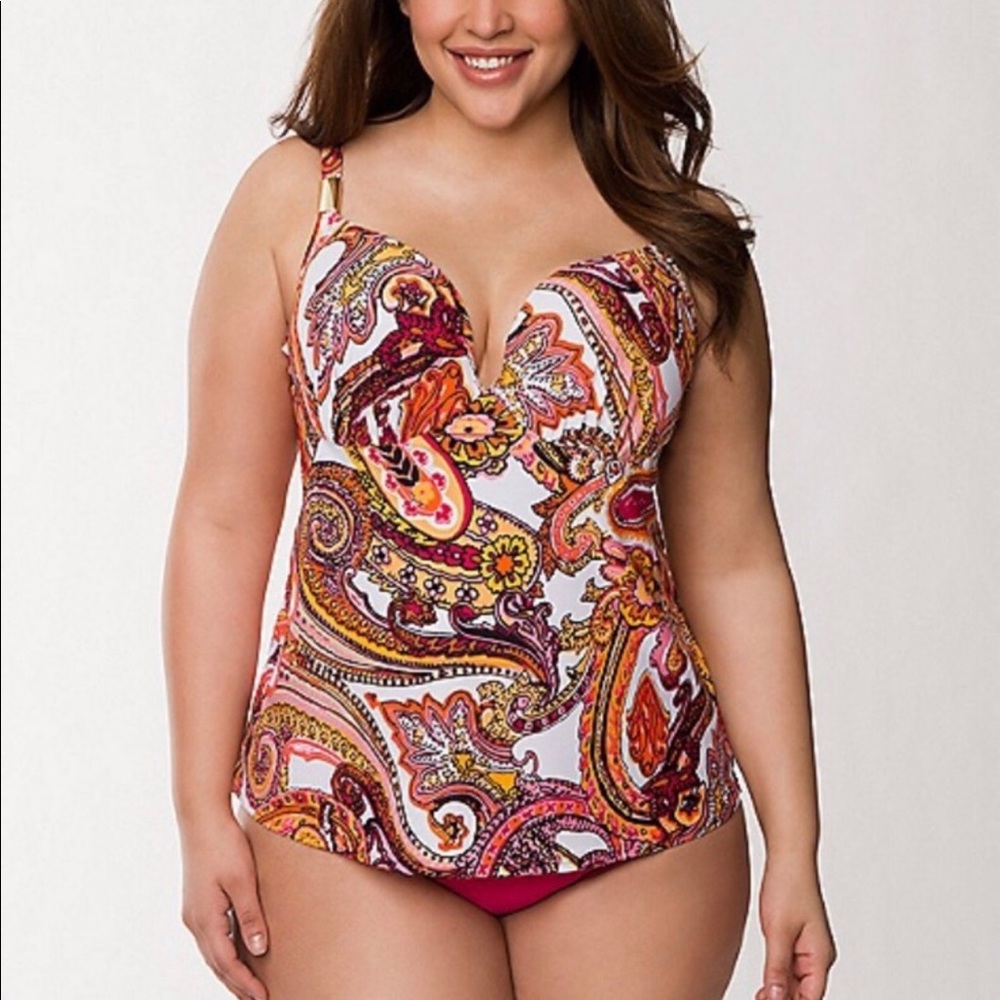 Lane Bryant cacique swim suit set
